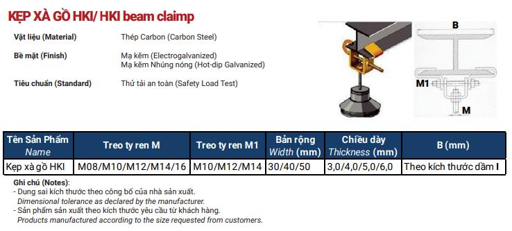HKI Beam Claimp