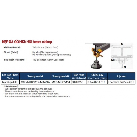 HKI Beam Claimp